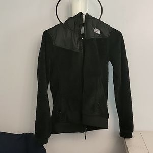 Fuzzy North face jacket